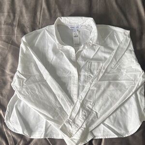 Old Navy White Button Down Shirt